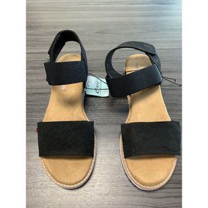 Brand New! Cali by Skechers Women's Desert Kiss 1.25" Wedge Heel Sandal Shoe